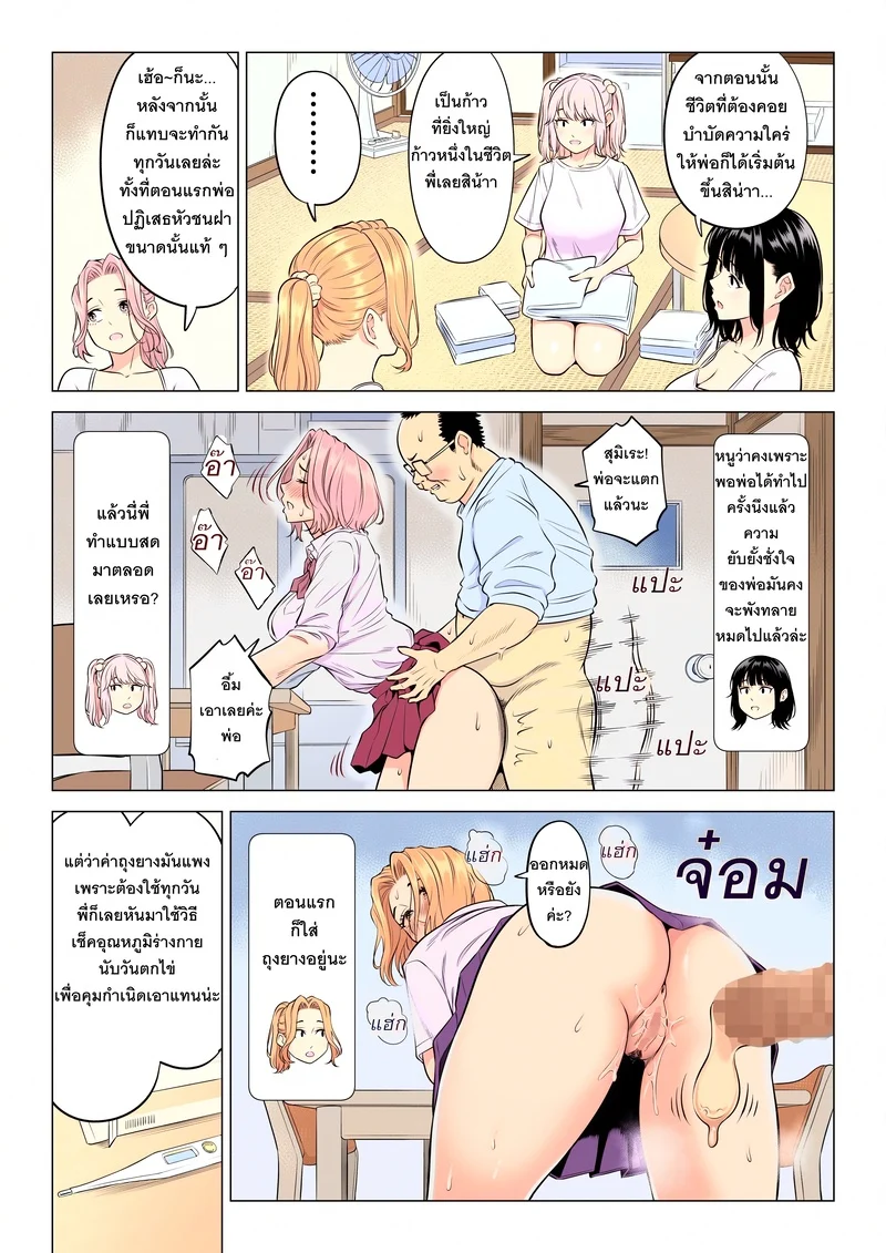 อ่านโดจิน หน้าที่บำบัดความใคร่ให้พ่อบุญธรรมของพวกเราสามพี่น้อง แปลไทย